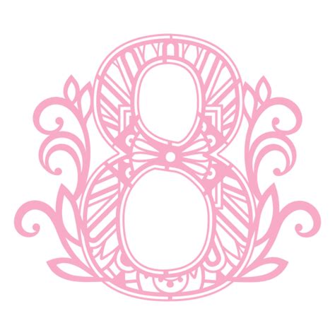 Design Png E Svg De Mandala Monogramas Redemoinho Femenino Para