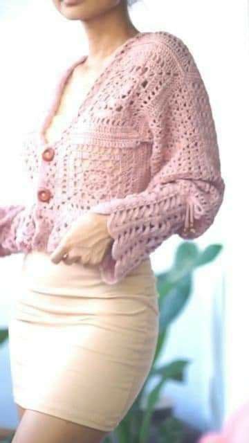 Pin By Yanina Vasquez Arce On Blusas Tejidas Crochet Fashion Crochet