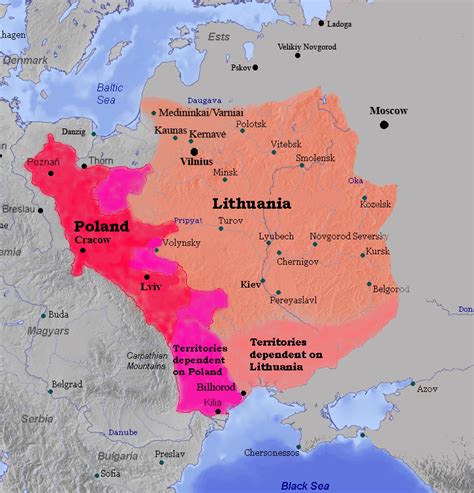 The Grand Duchy Of Lithuania And The Kingdom Of Poland 1387 726x756 Rmapporn