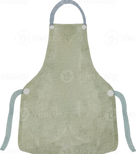 Watercolor Cute Apron 13088944 Png