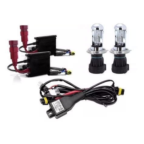 Kit Bi Xenon Gol G3 Farol Baixo Alto H4 3 E Milha H3 8000k Shopee Brasil