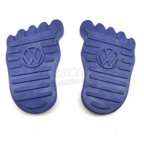 Capa Pedais Freio Embreagem Vw Fusca Foot Azul Fuscanet Brasil