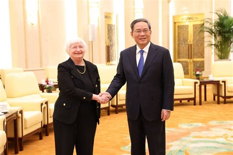 Treasury Secretary Janet Yellen Holds High Level Meetings In 4 Day