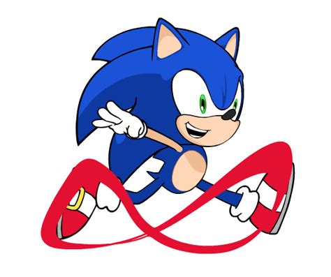 Sonic Running Animated 