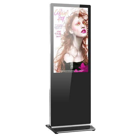 16 9 Floor Stand Digital Signage 500 Nits Standing Lcd 1920x1080