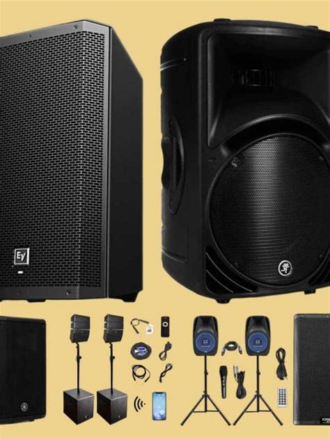 Rounding Up The Best Dj Speakers For House Parties Producer Hive