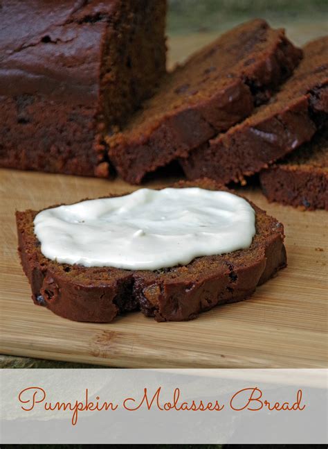 Molasses Pumpkin Bread With Candied Ginger