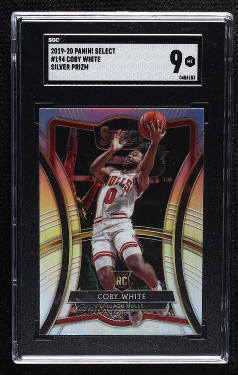 2019 20 Panini Select Premier Level Silver Prizm 194 Coby White RC