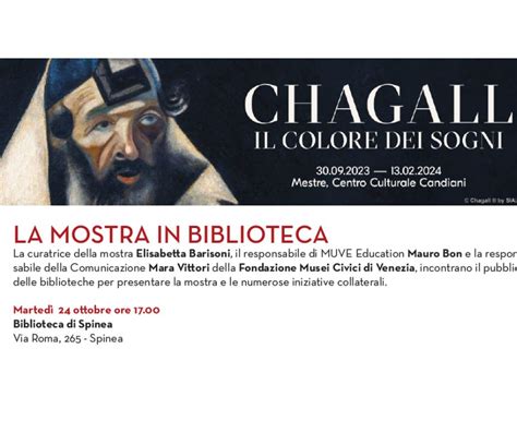 Chagall Il Colore Dei Sogni Biblioteca Di Spinea