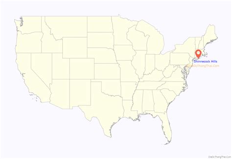 Map of Shinnecock Hills CDP