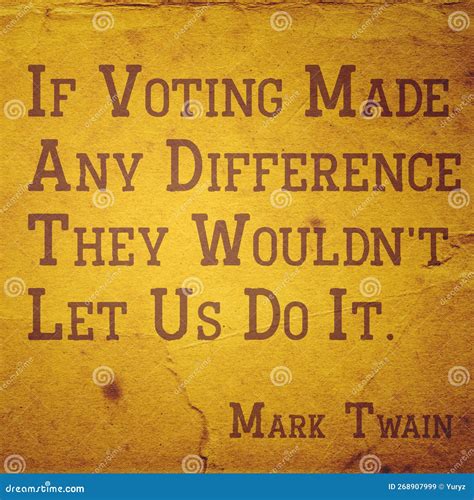 Voting Humor Twainsq Stock Illustration Illustration Of Humor 268907999
