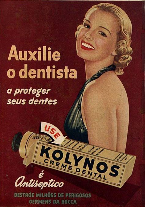 Creme Dental Kolynos Vintage Advertisements Old Ads Vintage Ads