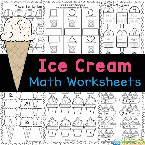 Ice Cream Math Counting By 2s 5s And 10s Math Counting Math Counting By 2 S Ice Cream Addition