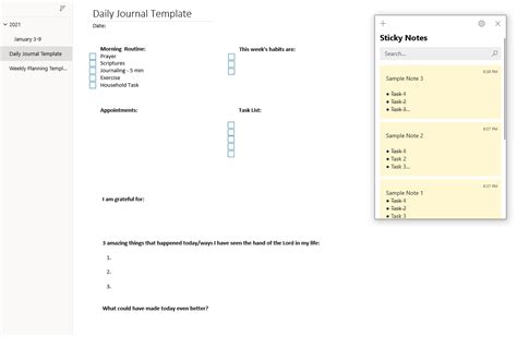 Adding Productivity Features To A Onenote Digital Journal Genealogynow