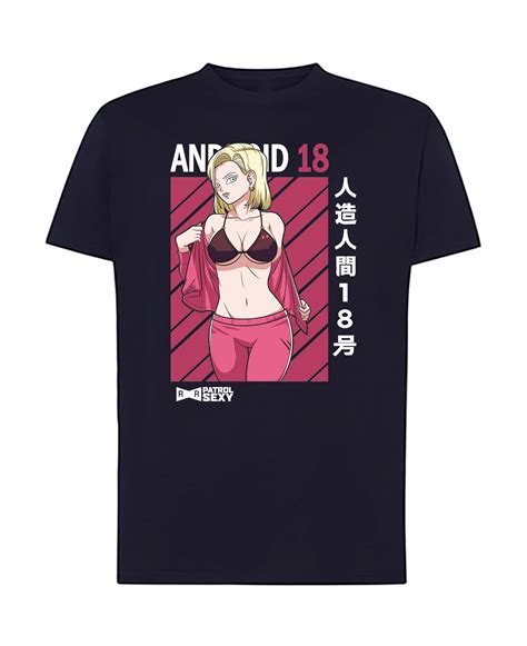 Camiseta Y Sudadera De Dragon Ball Androide 18 CAMISETAS FOXTAIL