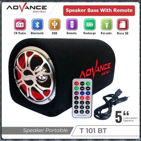 Jual Speaker Bluetooth Bass Advance Digitals T Bt Inchi Subwoofer