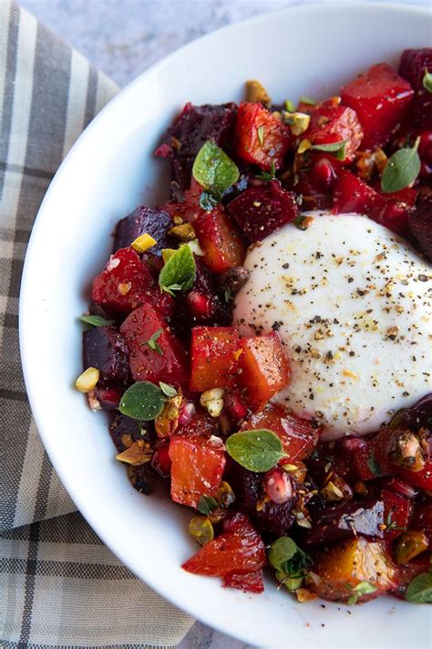 Roasted Beet Salad With Burrata Recipe Roasted Beet Salad Roasted