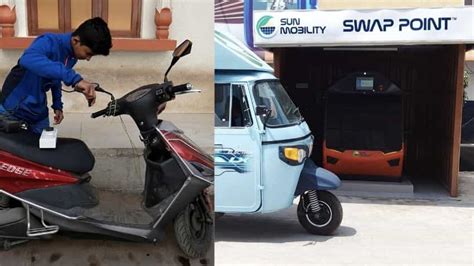 Hero Electric SUN Mobility To Deploy 10k E Two Wheelers With Swappable