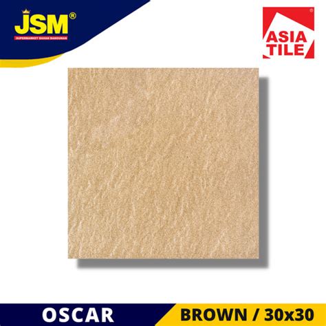 Jual Asia Tile Keramik Lantai Oscar Brown Matt 30x30 Kab Bandung