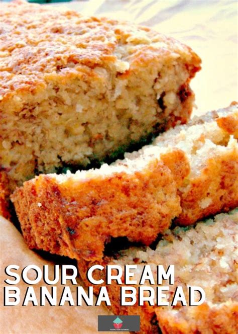 Sour Cream Banana Bread Lovefoodies