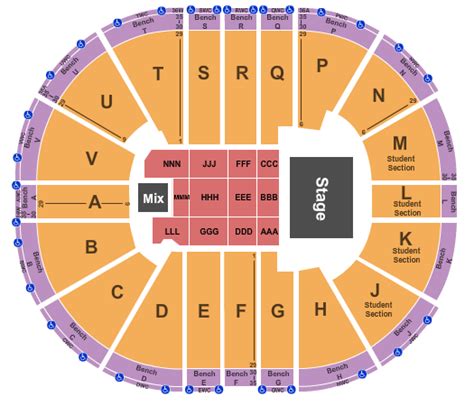Viejas Arena Interactive Seating Chart Elcho Table