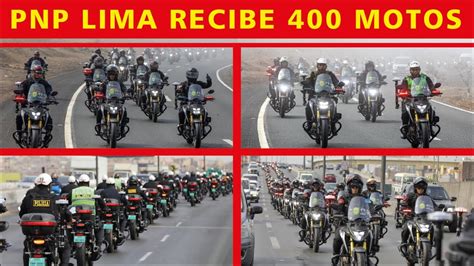 PNP Lima Recibe 400 Motos YouTube