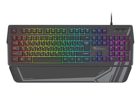 Genesis Rhod 350 RGB Gaming Keyboard RGB LED Light RU Black Wired