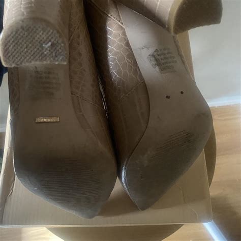 Billini Nude Croc Ankle Boots Only Worn A Few Depop