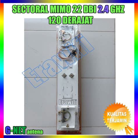 Antena ISP Rt Rw Net Hotspot Sectoral Mimo 22 DBi 120 Derajat 2 4 GHz