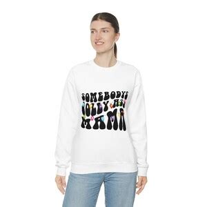 Somebody S Jolly Ass Mama Holiday Unisex Heavy Blend Crewneck Sweatshirt Etsy