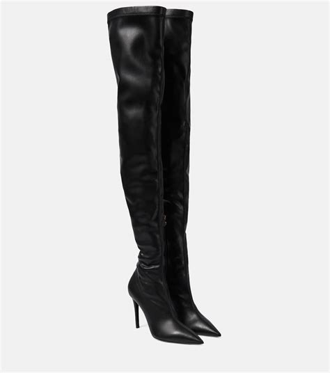 Over The Knee Boots In Black Stella Mc Cartney Mytheresa