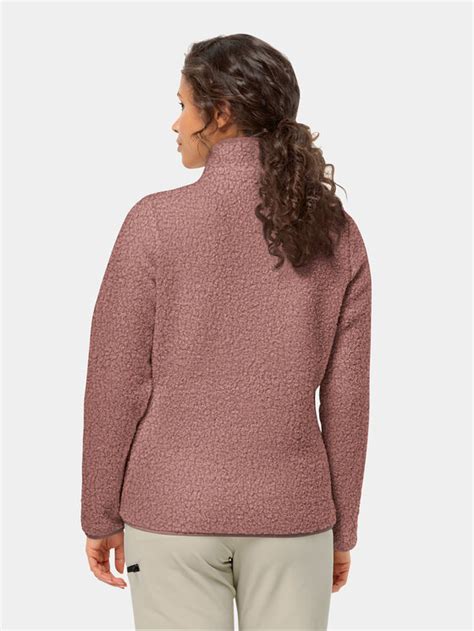 Jack Wolfskin Fleecejacke High Curl Jacket Rosa Regular Fit