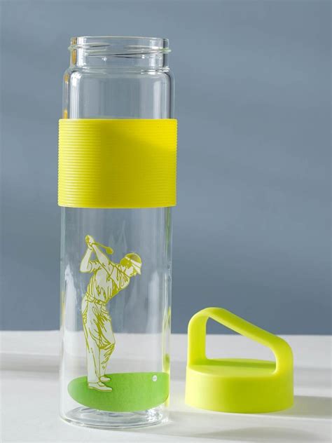 Buy Nestasia Transparent Printed Glass Water Bottle Water Bottle For