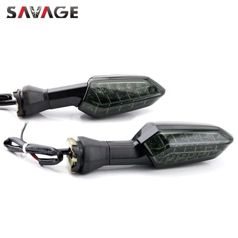 Led Turn Signal Light For Kawasaki Ninja 250 300 400 650 1000 Z1000sx Zx 6r Er 6n Er 6f