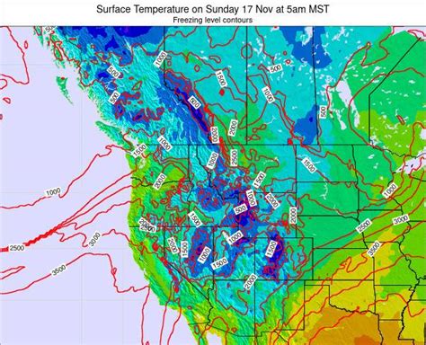 Idaho Surface Temperature On Thursday May At Am Mdt