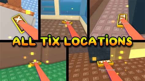 All Tix Locations In A Dusty Trip Roblox The Classic Event Youtube