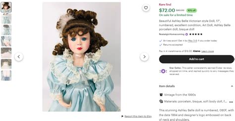 Ashley Belle Doll Value Identification And Price Guide