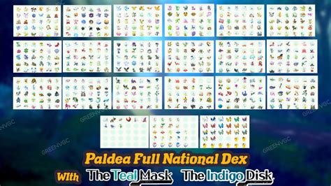 Full Regional Paldea Pokedex Shiny 6IV Max Stats Pokemon Scarlet And