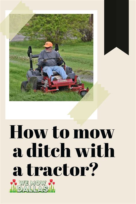 How To Mow A Ditch With A Zero Turn Mower Artofit