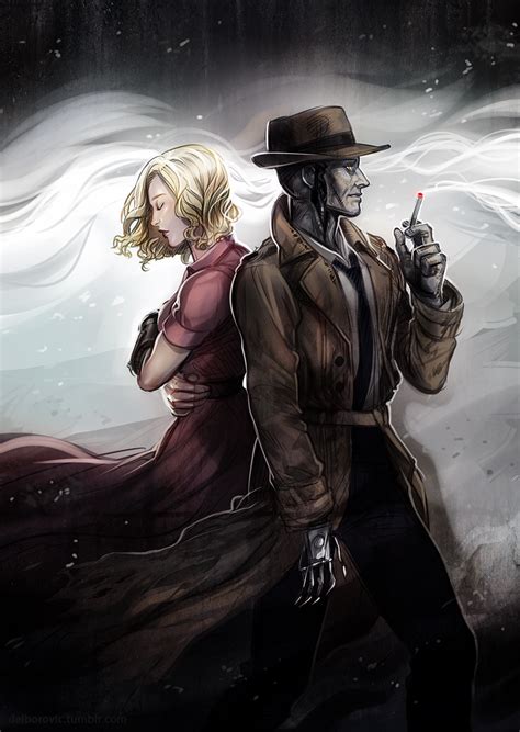 Fallout Nick Valentine Jennifer Lands Fallout Art Fallout Fan