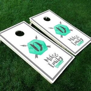 Wedding Cornhole Decals Set Of 2 Personalized Vinyl Wraps Comes With