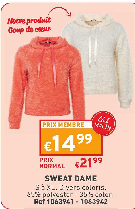 Promo Sweat Dame Chez Trafic ICatalogue Fr