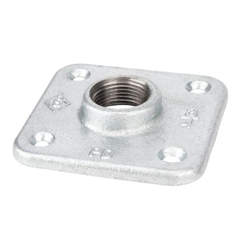 Stz 34 In Galvanized Iron Square Floor Flange Pdg Sqfl 34 The Home