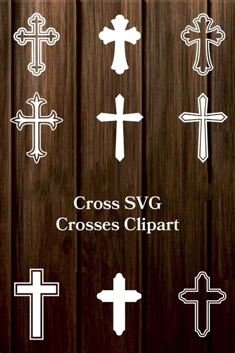 Cross Svg Crosses Clipart Masterbundles