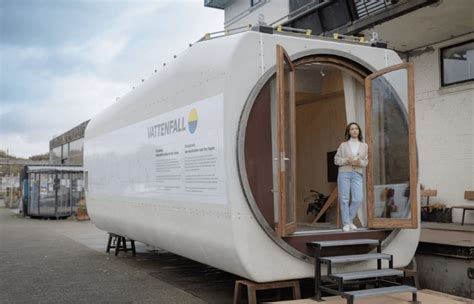 Vattenfall Converts Wind Turbine Nacelle Into Compact Tiny House For