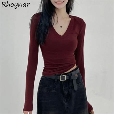 Футболка женская с длинным рукавом | AliExpress