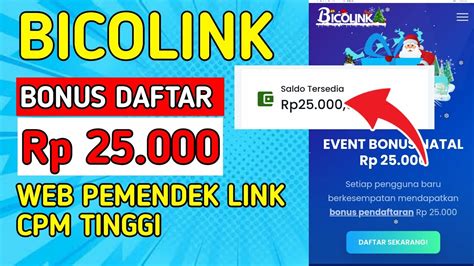 Daftar Bicolink Dibayar Ribu Event Nantal Web Shortlink Cpm Tinggi