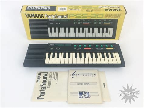 Vintage Yamaha Portasound Pss 30 Keyboard In Box Junksave