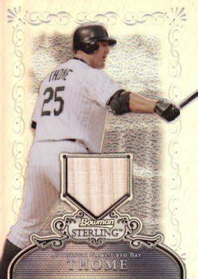 Amazon Co Jp Jim Thome Bowman Sterling Bat Relic Refractor