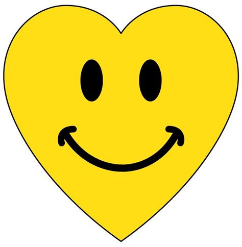 Smiley Face With A Heart | Smiley face, Smiley, Heart smiley